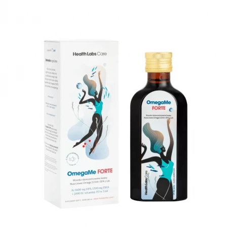 OmegaMe FORTE Kwasy Omega 3 DHA i EPA z Ryb 160 ml Health Labs Care