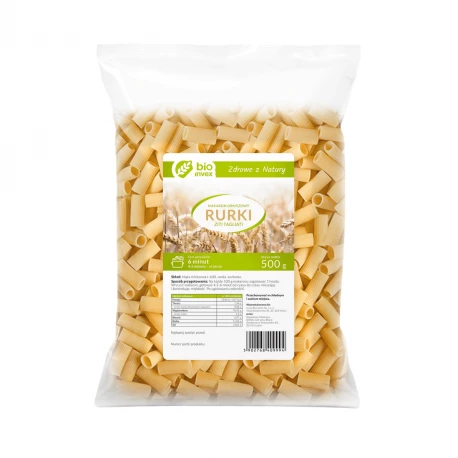 Makaron Orkiszowy Rurki Ziti Tagliati 500 g Bio Invex