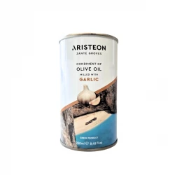 Oliwa z Oliwek Grecka z Czosnkiem 250ml Zakynthos Grecka Aristeon