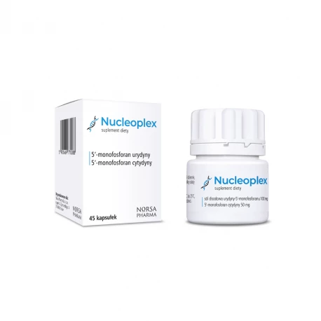 Nucleoplex Monofosforan Cytydyny Urydyny Nukleotydy (45 kaps) Norsa Pharma