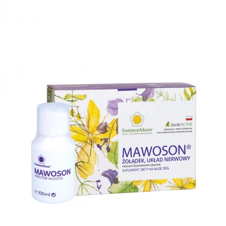MAWOSON Wyciąg z Ziół na Żołądek Układ Nerwowy Płyn 3 x 100 ml SonnenMoor