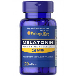 Melatonina 3 mg (120 tab) Puritan\'s Pride