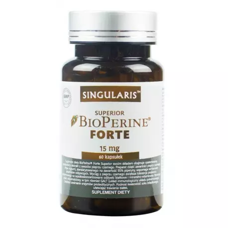 BioPerine Forte 15mg Pieprz czarny (60kaps) SINGULARIS
