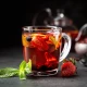 Ekologiczna Herbata Zielona Liściasta RED FRUIT z Truskawkami 100 g EcoBlik