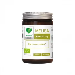 Melisa BIO Ekstrakt 400 mg Optymalny Relaks (100 tab) BeOrganic