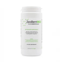 ZeoBent MED Detox Minerały Wulkaniczne Zeolit + Bentonit 200 kapsułek detoksykacyjnych (Wyrób Medyczny) ZeoBent