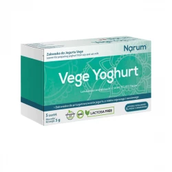 Jogurt Narine Probiotyczny Jogurt dla Dorosłych i Dzieci Zakwaska do Wykonania Jogurtu VEGE w Proszku (5 saszetek) Narum