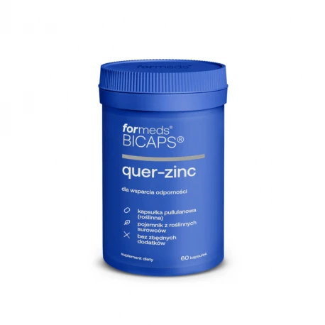 BICAPS QUER-ZINC Kwercetyna Cynk i Witamina C (60 kaps) ForMeds