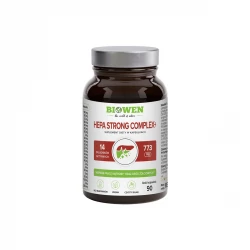 Hepa Strong Complex+ Wsparcie Pracy Wątroby VEGE (90 kaps) Biowen