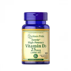 Witamina D3 1000 IU (100kaps) PURITAN\'S PRIDE