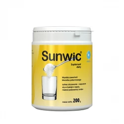 Sunwic Błonnik z Fasoli Guar w Proszku 200 g Hepatica