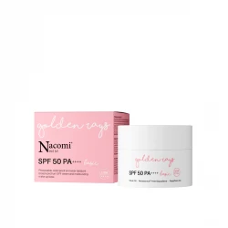 Next Lvl Basic Krem Ochronny Przeciwsłoneczny UV SPF 50 do Twarzy 50 ml Nacomi