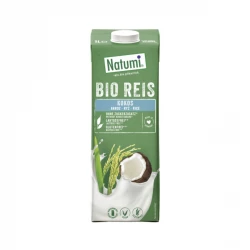 Napój Ryżowo-Kokosowy Bezglutenowy Naturalny BIO UHT Bez laktozy Bez Dodatków Cukru VEGE 1000 ml Natumi