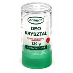 Deo Kryształ Ałun 120g Naturalny Dezodorant NAJMAR