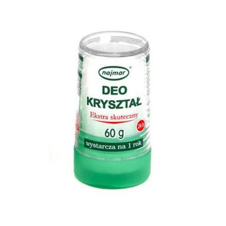 Deo Kryształ Ałun 60g Naturalny Dezodorant NAJMAR