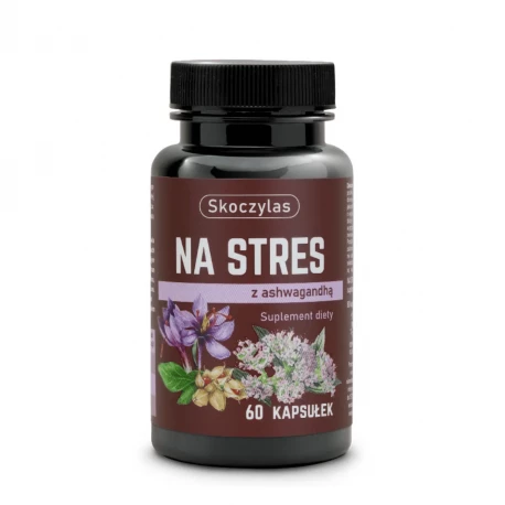 NA STRES Ashwagandha Kozłek Lekarski Szafran (60 kaps) Skoczylas