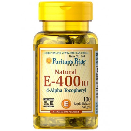 Witamina E-400 IU Naturalna (100kaps) PURITAN'S PRIDE