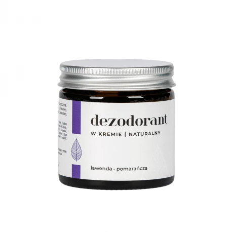 Naturalny Dezodorant w Kremie LAWENDA POMARAŃCZA 50 ml Słomiana Pracownia