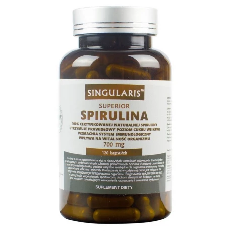 Spirulina Superior 700mg (120kaps) SINGULARIS