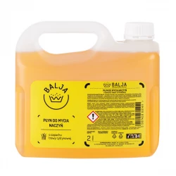 Płyn do Mycia Naczyń Ekologiczny Biodegradowalny Trawa Cytrynowa Zapas 2000 ml BALJA