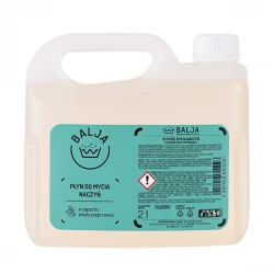 Płyn do Mycia Naczyń Ekologiczny Biodegradowalny Mięta Pieprzowa Zapas 2000 ml BALJA