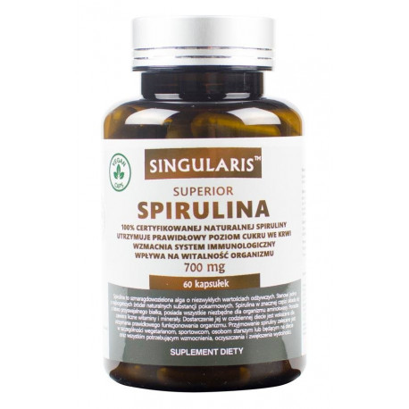 Spirulina Superior 700mg (60kaps) SINGULARIS