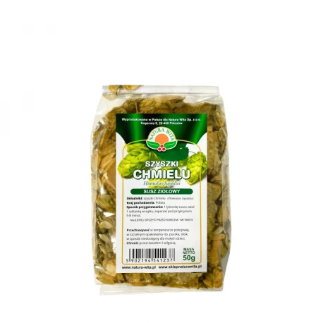 Chmiel Szyszki Zioła Susz Ziołowy 50 g Natura Wita