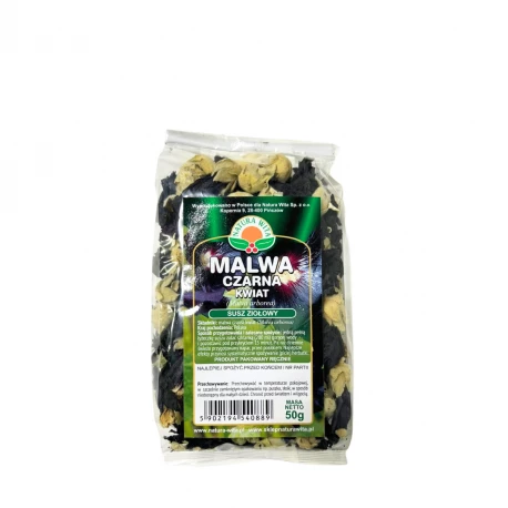 Malwa Czarna Kwiat Susz Ziołowy 50 g Natura Wita