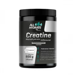 Kreatyna Monohydrat Creapure ALLHydrate Proszek 600 g Bez Smaku Aliness