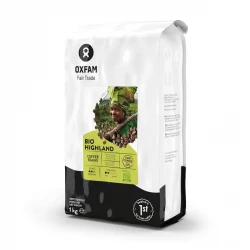 Kawa Ziarnista Ekologiczna Arabica Robusta 1 kg Fair Trade OXFAM