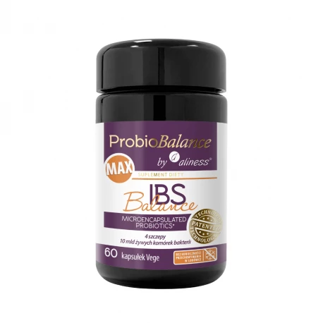 Probiotyk ProbioBalance IBS Balance MAX 10 mld (60 kaps) Aliness