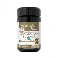 Probiotyk ProbioBalance Saccharomyces Boulardii Biotic MAX 5 mld (60 kaps) Aliness