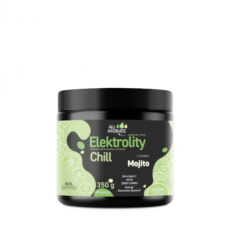Elektrolity ALLHydrate Chill Mojito w Proszku 350 g Aliness