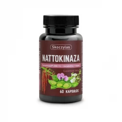 Nattokinaza Fermokinase® 2000 FU Monakolina Rutyna (60 kaps) Skoczylas