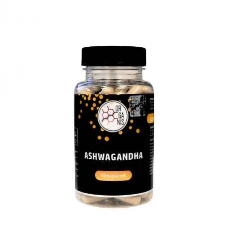 Ashwagandha Korzeń 400 mg Żeń-szeń Indyjski (90 kaps) Organis