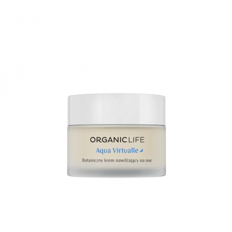 Aqua Virtualle Botaniczny Nawilżający Krem na Noc Niezapominajka Aloes 50 g Organic Life