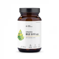 Witamina B12 Metylokobalamina 100 µg (120 kaps) Aura Herbals