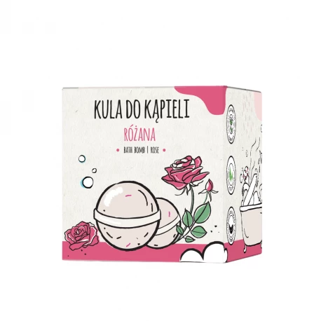 Kula do Kąpieli Różana Ręcznie robione 70 g Słomiana Pracownia