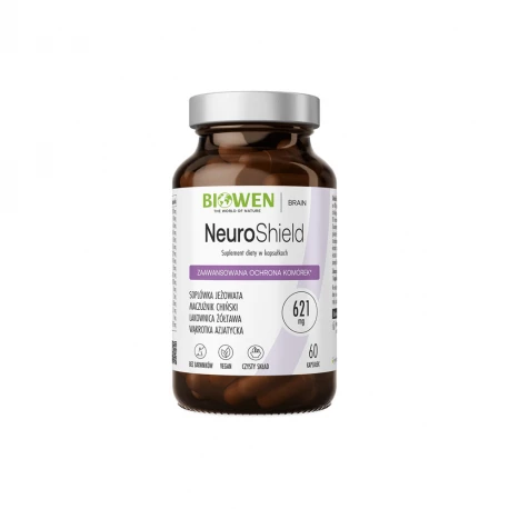 NeuroShield Lion\'s Mane Cordyceps Reichi Gotu Kola (60 kaps) Biowen