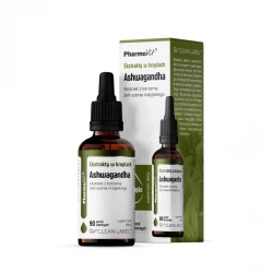 Ashwagandha Ekstrakt z Korzenia Żeń-szenia Indyjskiego Krople 30 ml Pharmovit