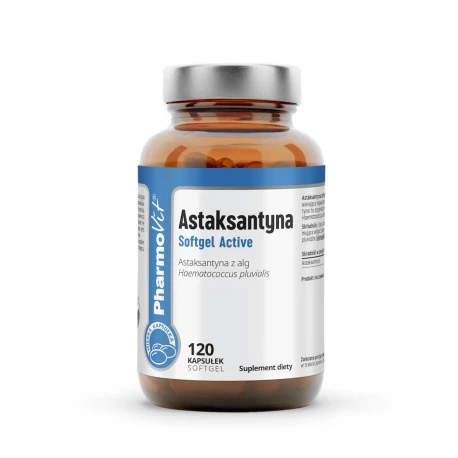 Astaksantyna z Alg Haematococcus pluvialis (120 kaps) Pharmovit