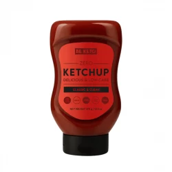 Keto Ketchup Zero Niskowęglowodanowy Low-carb Vegan 470 g BeKeto
