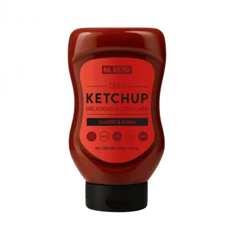 Keto Ketchup Zero Niskowęglowodanowy Low-carb Vegan 470 g BeKeto