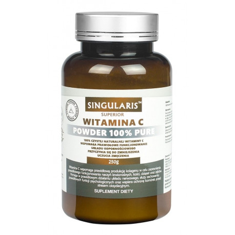 Witamina C 100% Czysta 250g Kwas L-Askorbinowy SINGULARIS