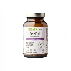 BrainFuel Bacopa Szałwia Miłorząb Japoński Guduchi 629 mg (60 kaps) Biowen