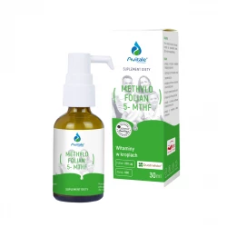Methylofolian 5-MTHF Kwas Foliowy 200 mcg w Kroplach 30 ml Avitale Aliness