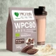 Białko Serwatkowe WPC 80 Smak Kakaowy Proszek 345 g BeOrganic