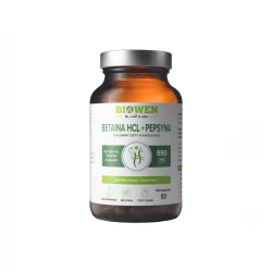 Betaina HCL + Pepsyna Rumianek Pospolity 690 mg (90 kaps) Biowen