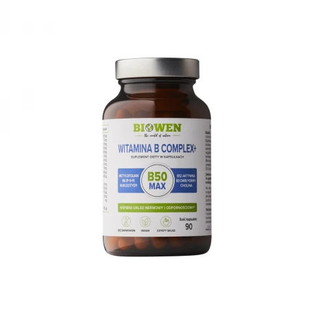 Witamina B Complex+ B50 Methyl (90 kaps) Biowen