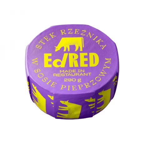 Ed Red Stek Rzeźnika w sosie pieprzowym 290 g - Rzemieślnicze Danie Gotowe